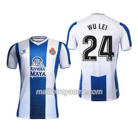 Maillot Foot Homme RCD Espanyol Wu Lei 24 Domicile 2019/20 Maillot Foot Homme RCD Espanyol Wu Lei 24 Domicile 2019/20